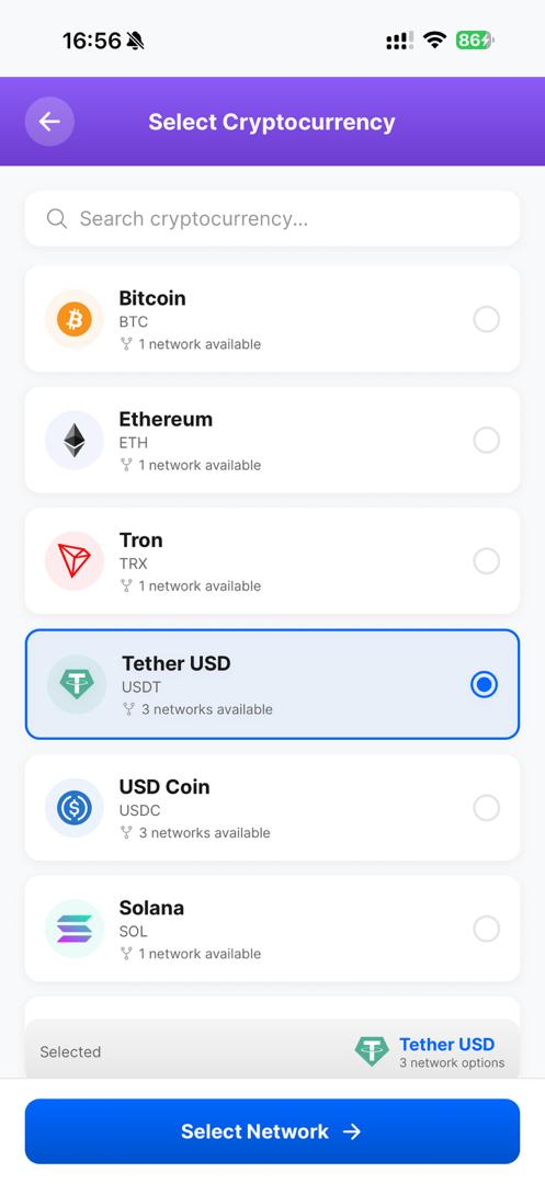 Unipaynet App Screenshot